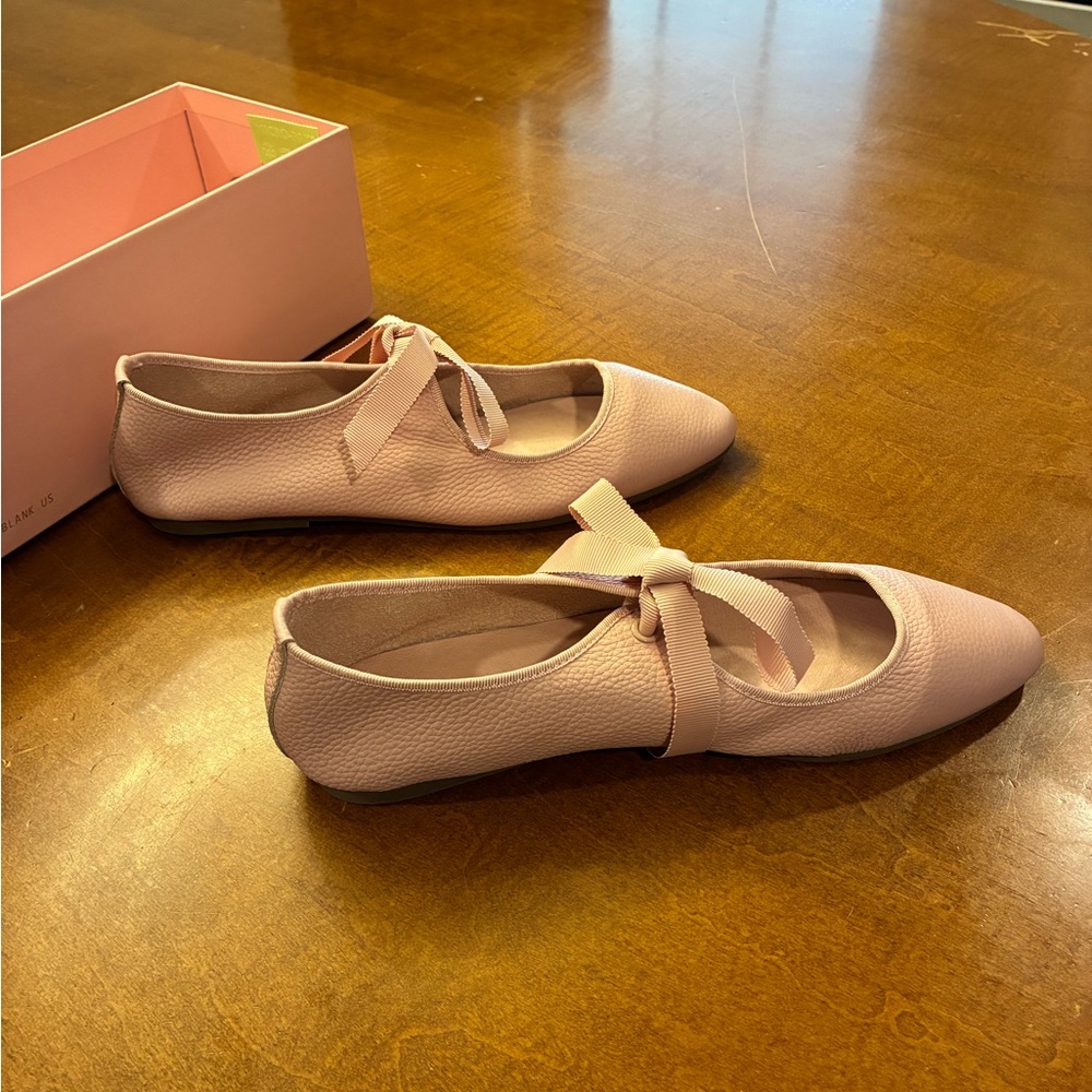 Intentionally Blank Valley Leather Flats in Blush size 9 - Picture 4 of 12
